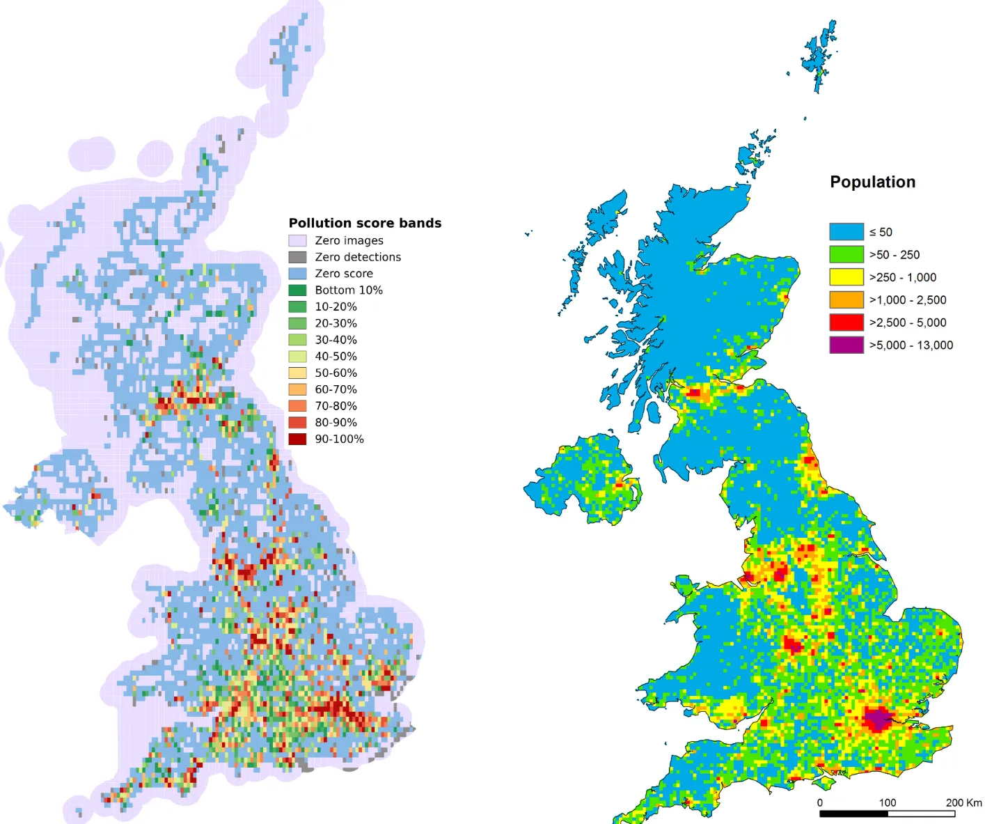 UK subregion scan